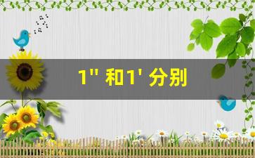 1'' 和1' 分别代表多少秒,手机秒表01:10:34怎么读